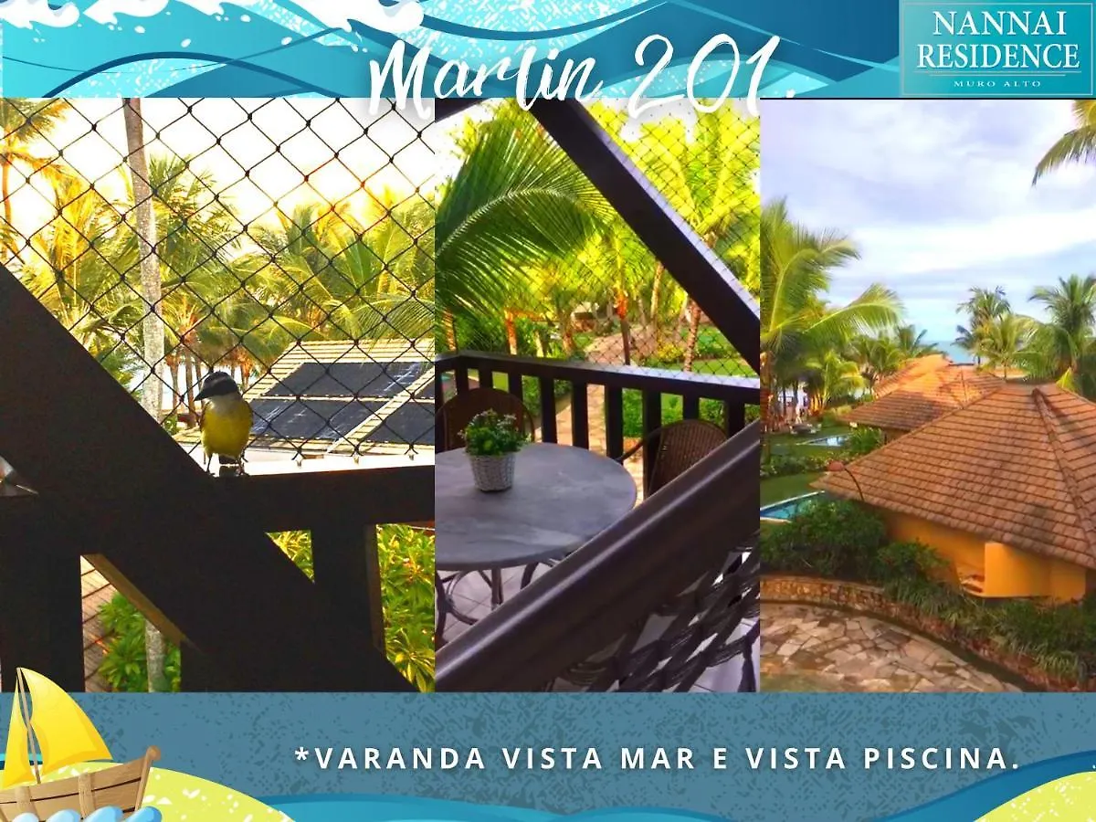 Nannai Residence Vista Mar Muro Alto Porto de Galinhas Aparthotel