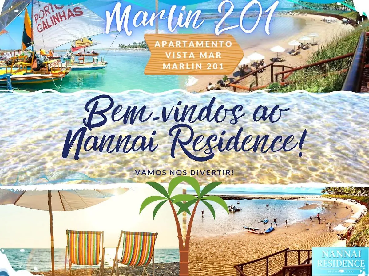 Nannai Residence Vista Mar Muro Alto Porto de Galinhas 2*,