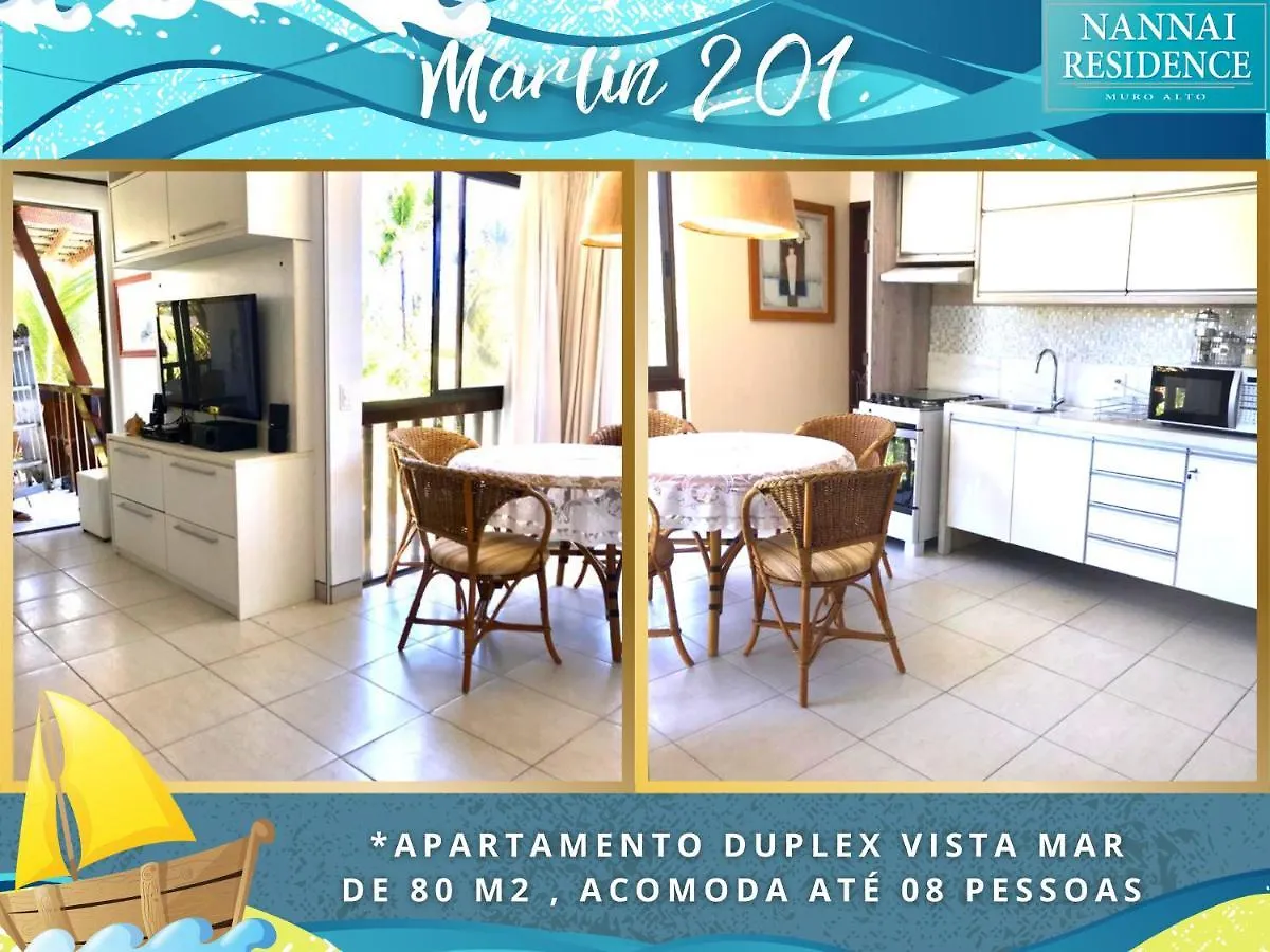 Nannai Residence Vista Mar Muro Alto Porto de Galinhas Brazil